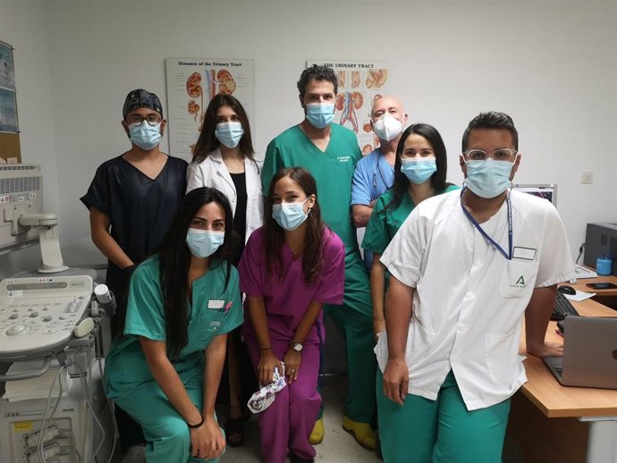 Equipo del Hospital Universitario de Puerto Real encargado de elaborar el manual de pautas de actuación en Urología Oncológica.