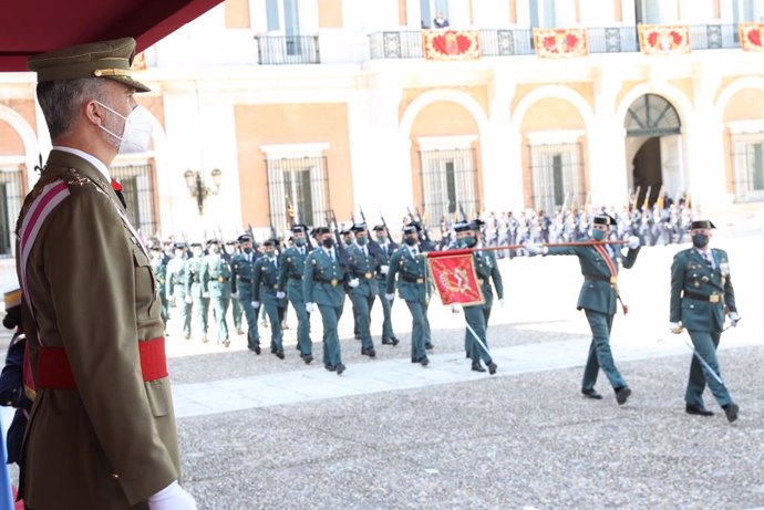 El Rey preside el acto extraordinario de la Real y Militar Orden de San Fernando