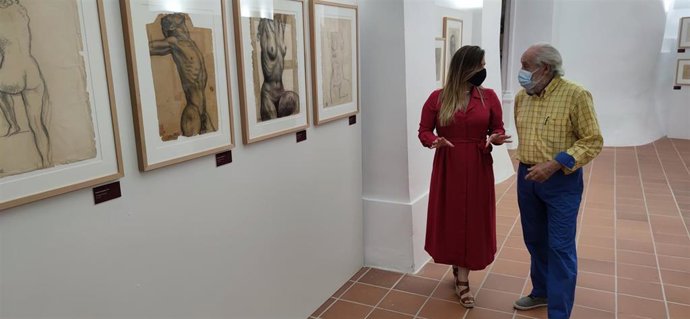 Imagen de algunas de las nuevas imágenes de Victorio Macho en el Centro de Interpretación que lleva su nombre en Palencia.