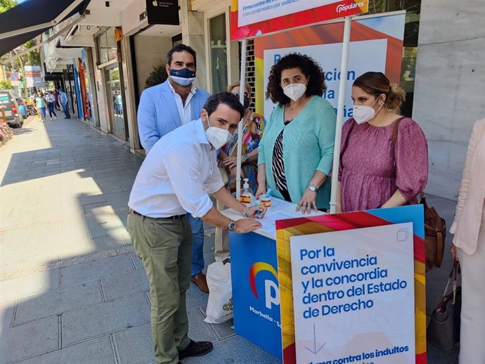 El coordinador general del PP de Málaga, José Ramón Carmona