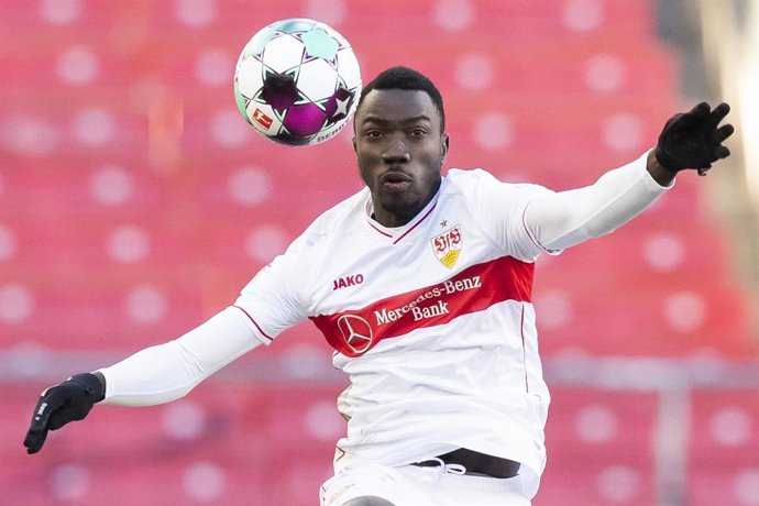 Archivo - El jugador del Stuttgart Silas Wamangituka