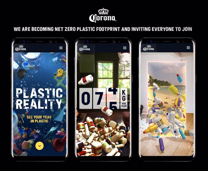 For World Oceans Week, Corona Releases Plastic Reality an eye-opening augmented reality (AR) experience to empower people to join the brand in their zero plastic quest
