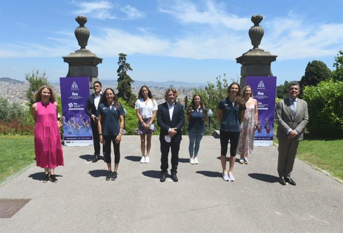 El concejal de Deporte del Ayuntamiento de Barcelona, David Escudé, ha presentado este martes el Trofeu Internacional Ciutat de Barcelona (TICB) de natación artística