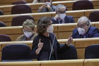 El PP carga contra Sánchez por "vincular su destino a los golpistas" y Calvo le afea su tono para hablar sobre indultos