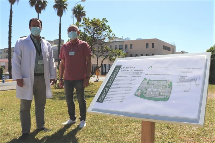 Senda botánica del Hospital Universitario Juan Ramón Jiménez de Huelva.