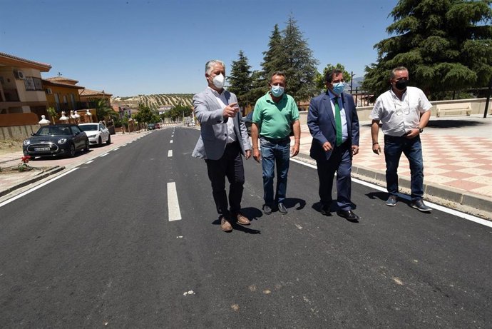 Visita de obras de la Diputación