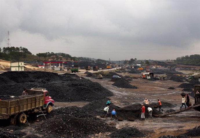 MIna de carbón en Jowai (India)