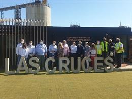 La secretaria general de UGT Andalucía, Carmen Castilla, ha visitado las instalaciones de Cobre Las Cruces en Gerena (Sevilla)