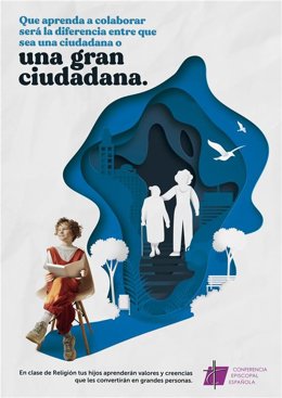 Cartel de la campaña 'Me apunto a Religión'