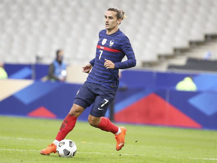 Archivo - Antoine Griezmann con la selección de Francia