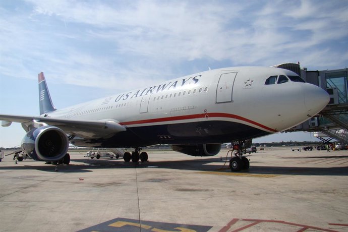 Archivo - Avión US Airways