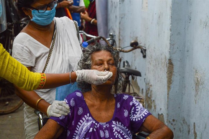 Prueba de coronavirus en India