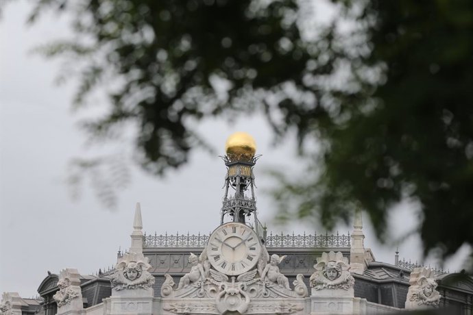 Cúpula de la sede del Banco de España el día que ha publicado su informe anual, a 13 de mayo de 2021, en Madrid (España). 