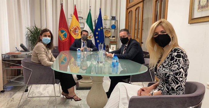 Reunión del alcalde de Linares y el de Córdoba