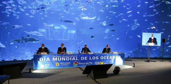 Día Mundial de los Océanos en el acuario Poema del Mar.