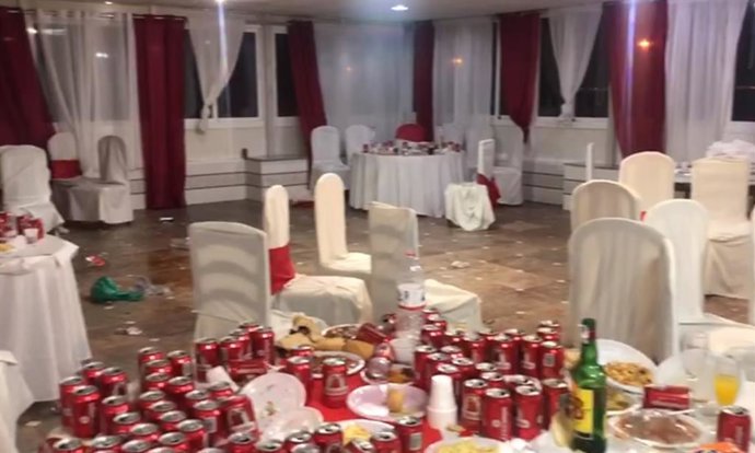 Archivo - Sala de fiestas de una boda