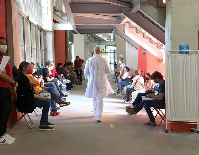 Vacunas en El Molinón.