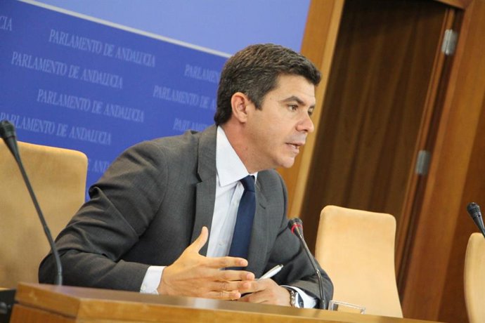 El portavoz de Cs en el Parlamento andaluz, Sergio Romero