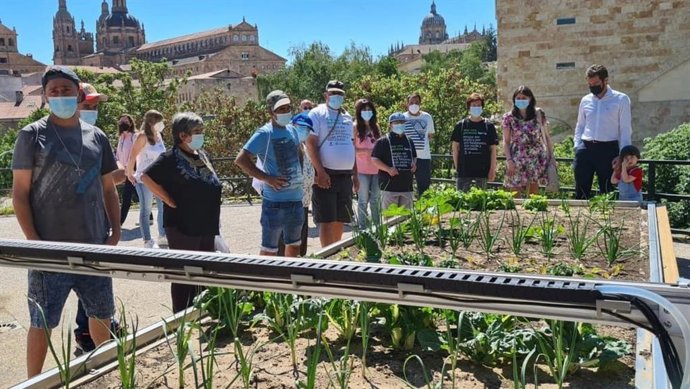 Visita guiada a huerto robotizado de la USAL dentro de la Semana Savia.