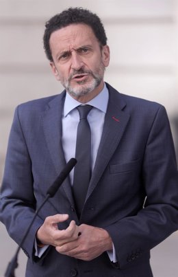 El líder de Ciudadanos, Edmundo Bal, interviene en una comparecencia en el Congreso de los Diputados, a 9 de junio de 2021.