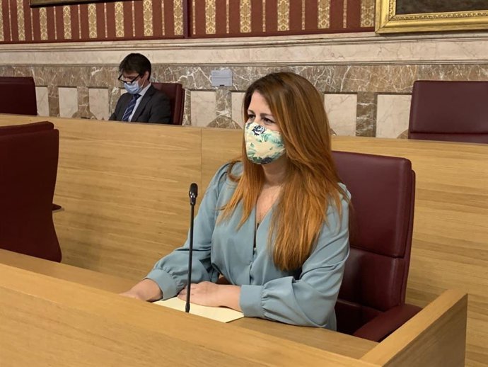 La portavoz de Adelante, Susana Serrano, en una foto de archivo