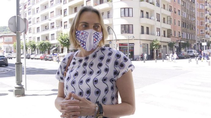 Archivo - La presidenta del PP en Bizkaia, Raquel González.