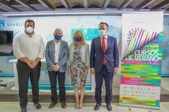 Presentación de los cursos de verano de la UMA en Marbella en 2021