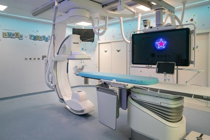 Sala de hemodinámica infantil del Hospital Gregorio Marañón