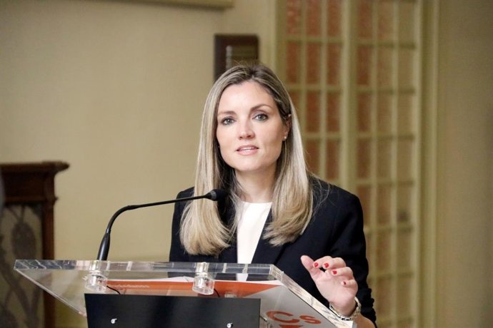 La coordinadora autonómica y portavoz en el Parlament de Cs, Patricia Guasp.