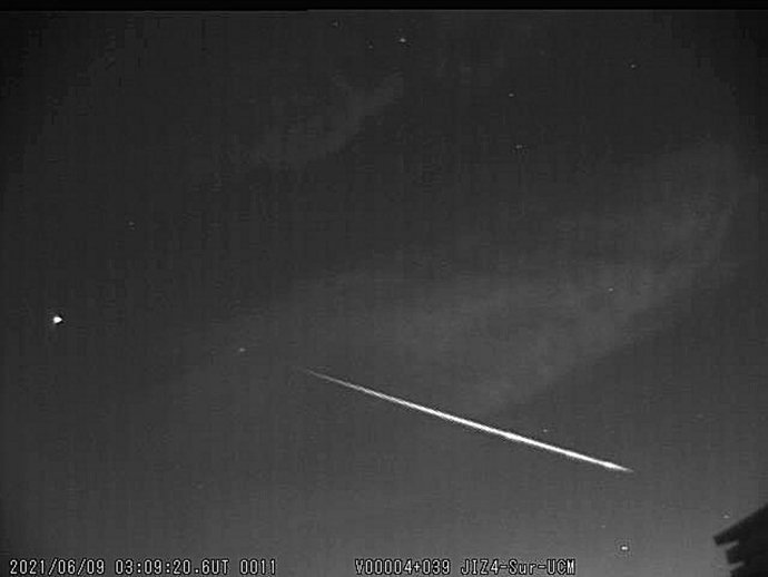 Bolido captado por Calar Alto en el proyecto Smart