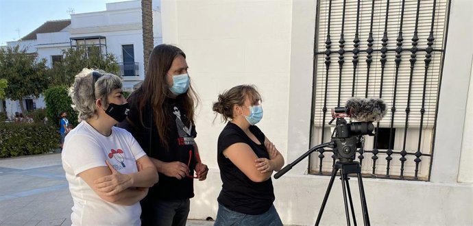 Grabación del corto 'Orgullo rural'.