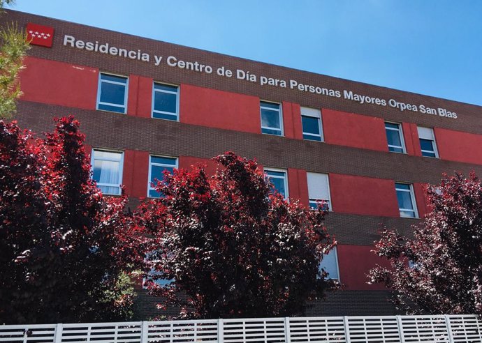 Fachada de la residencia de mayores Orpea San Blas, a 4 de junio de 2021, en San Blas, Madrid, (España).