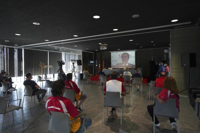 Un momento de la presentación del portal de pesca de Castilla y León.