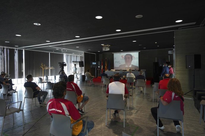 Un momento de la presentación del portal de pesca de Castilla y León.