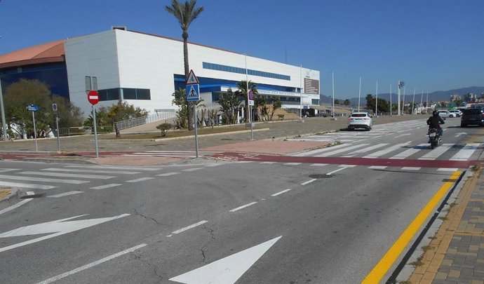 Exterirores del Palacio de Deportes José María Martín Carpena en Málaga