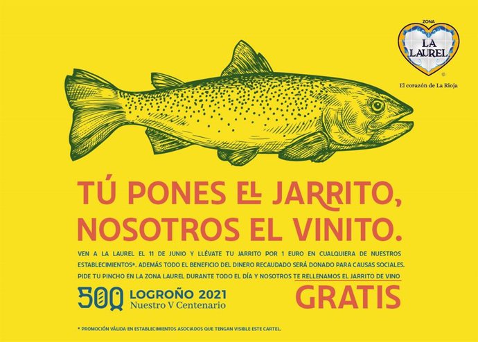 La Laurel se une a la Cofradía del Pez y el V Centenario para celebrar San Bernabé con vino gratis