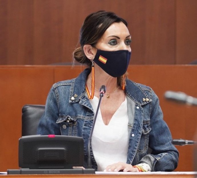 La diputada de VOX en las Cortes de Aragón, Marta Fernández.