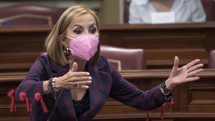 Archivo - La portavoz del Grupo Parlamentario Popular y presidenta de los populares canarios, Australia Navarro