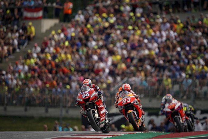 Archivo - 04 DOVIZIOSO Andrea (Ita) Ducati Team, Ducati, action during MotoGP race of myWorld Motorrad Grand Prix von Osterreich at Red Bull Ring, in Spielberg, from August 9 to 11, 2019 in Austria - Photo Studio Milagro / DPPI