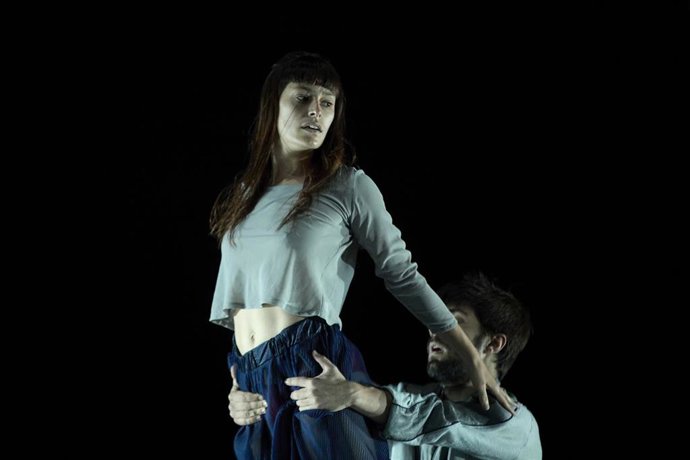 Una de las escenas de la obra Acciones sencillas, en el Centro de Cultura Contemporánea Condeduque