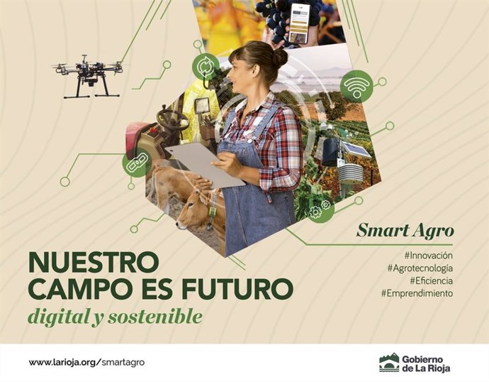 El Gobierno de La Rioja lanza una campaña para visibilizar la importancia de la transformación digital del sector agrario