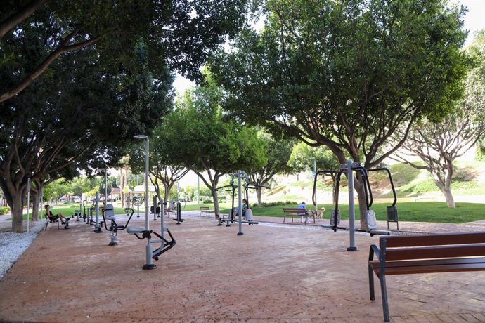 El Parque del Norte estrena un espacio biosaludable para facilitar la práctica deportiva