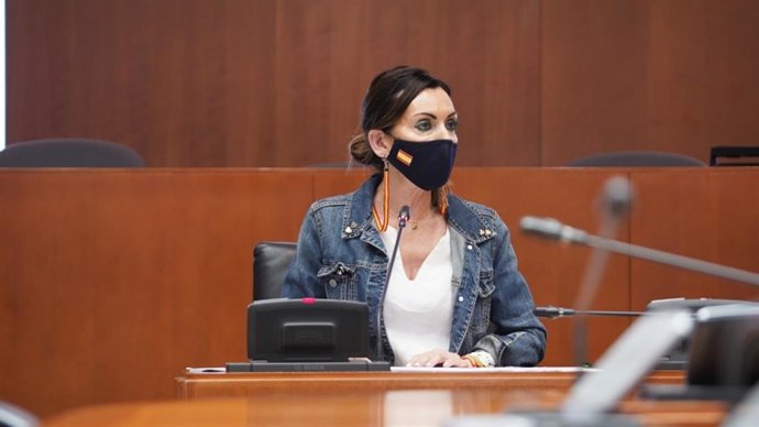 La diputada de VOX en las Cortes de Aragón Marta Fernández.