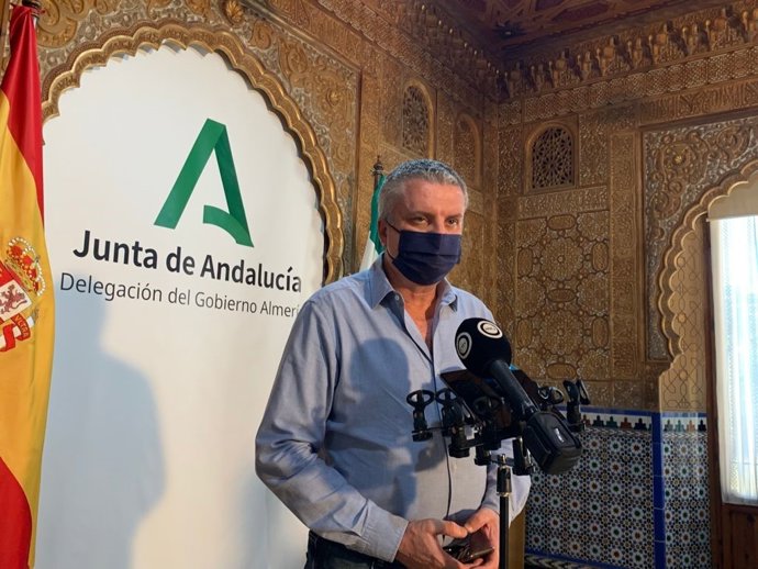El delegado territorial de Salud y Familias de la Junta de Andalucía en Almería, Juan de la Cruz Belmonte