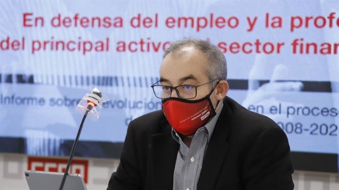 Archivo - El secretario general de CCOO Servicios, José María Martínez.
