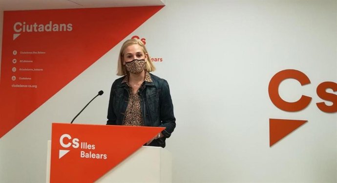 Archivo - La portavoz de Ciudadanos en el Ayuntamiento de Palma, Eva Pomar.