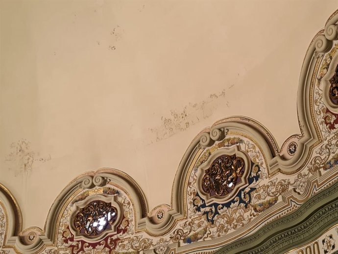 Detalle de la bóveda del Casino de la Exposición