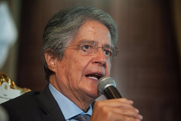 Archivo - El presidente de Ecuador, Guillermo Lasso. 
