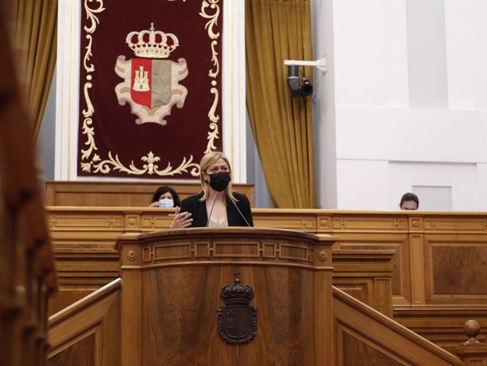 La presidenta del Grupo Parlamentario Ciudadanos, Carmen Picazo, en el pleno