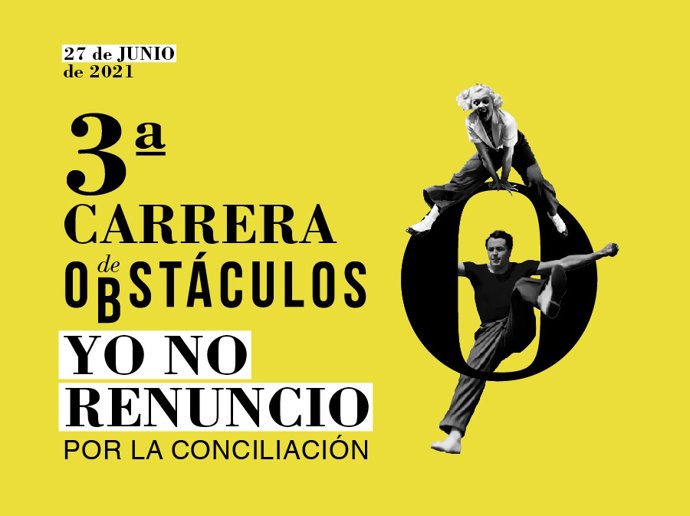 Cartel de la III Carrera de Obstáculos 'Yo no renuncio'